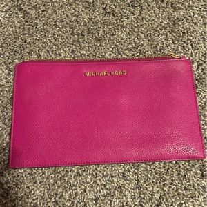 Michael Kors Large Jet Set Wristlet Tulip